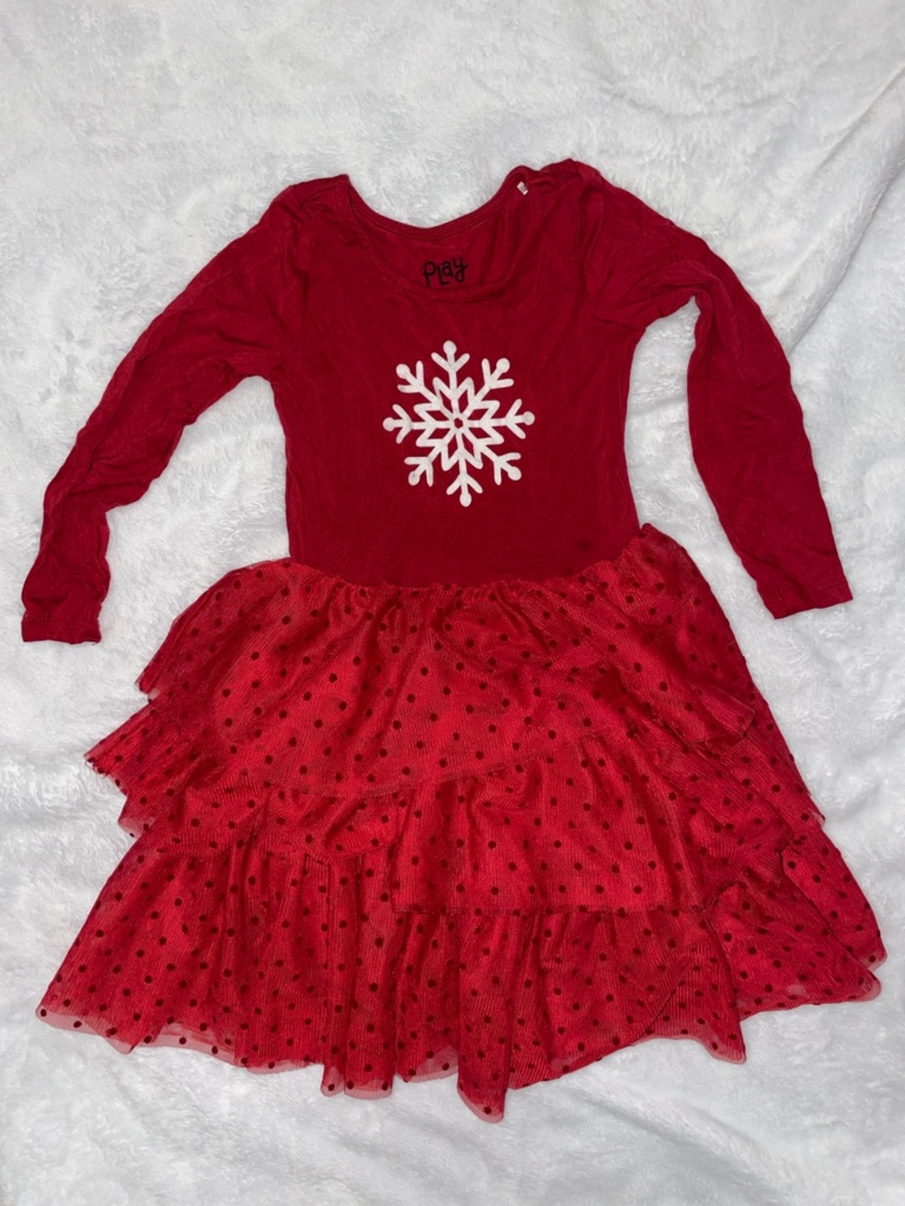 Little Sleepies Holiday Snowflake Dress